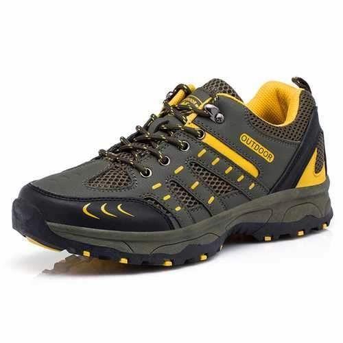 Men Comfy Breathable Outdoor Hiking Athletic Shoes Best Light Weight Hiking Shoes