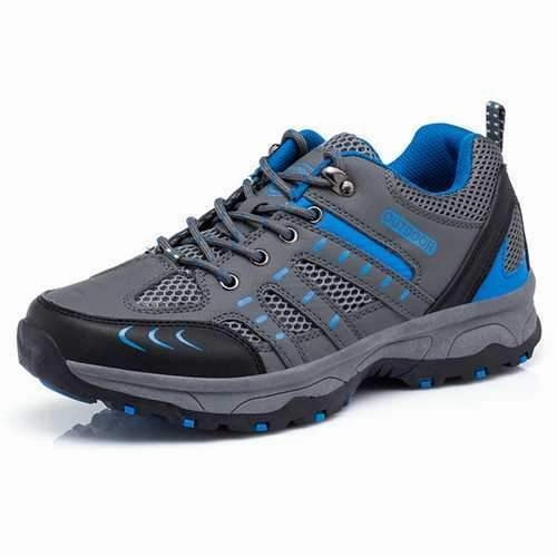 Men Comfy Breathable Outdoor Hiking Athletic Shoes Best Minimal Hiking Shoes