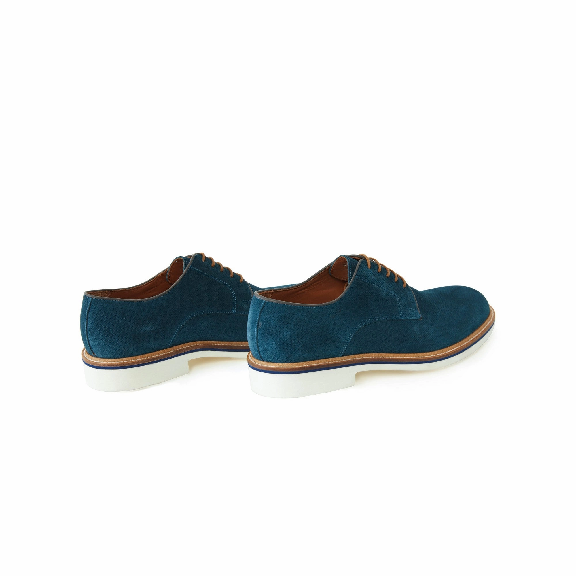 Contour Casual Golf Shoes Reviews Men's Suede Calf Leather Handmade Derby M9011