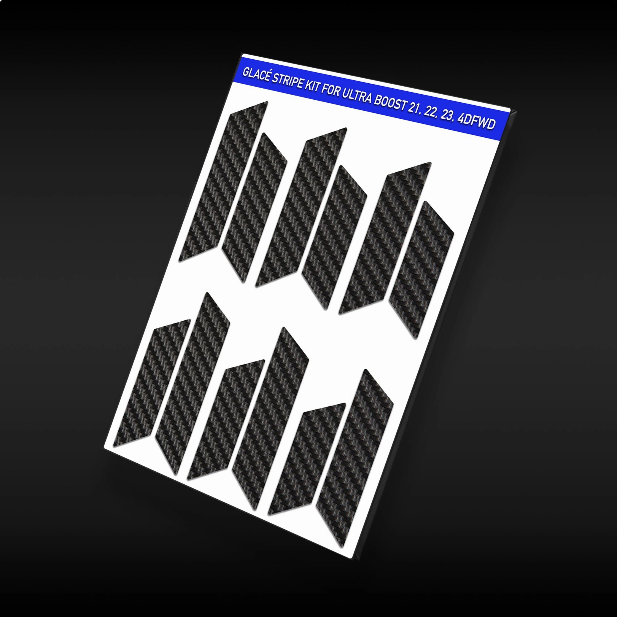 Black Carbon Fiber Stripes for Ultra Boost 22 / 21 Waterproof Golf Shoes Adidas