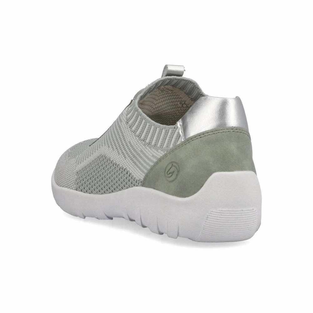 Ugg Disquette Slip-on Casual Shoes Remonte Liv 18 Mint Vanilla/Peppermint/Silver Sneaker (Women's)