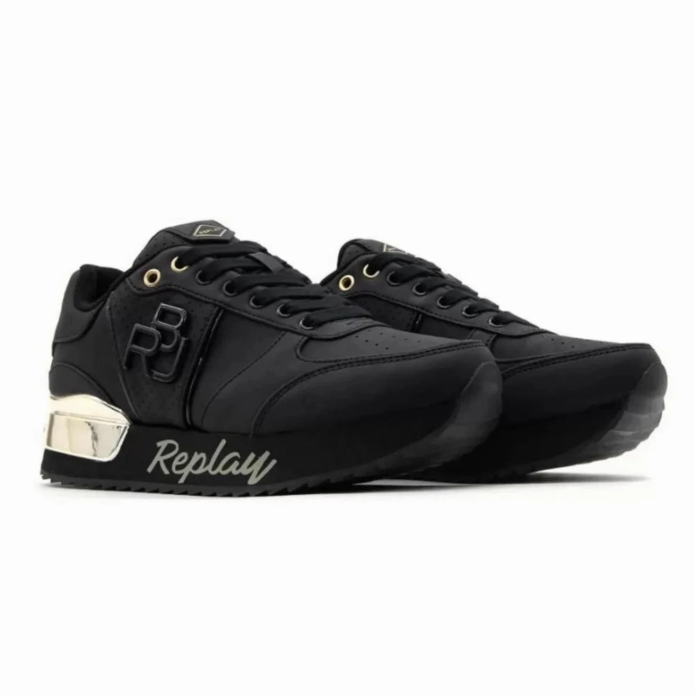 REPLAY Penny Women Sneakers RS630107S-BLKBLK Freddie Mercury Sneakers