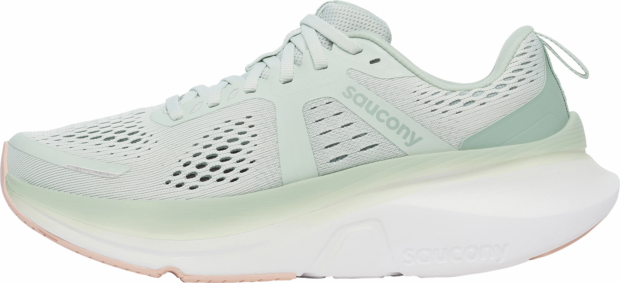 Saucony Guide 18 Womens Running Shoes - Green Free Flyknit 2018 Running Shoes