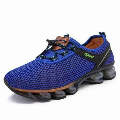 On The Trail Hiking Shoes Men Comfy Breathable Mesh Outdoor Hiking Athletic Shoes