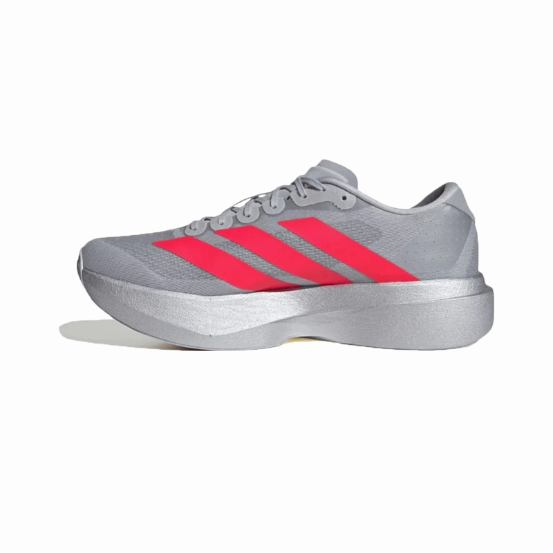 Heel Toe Drop In Running Shoes adidas - Adizero Evo SL W - Silver Metallic/Lucid Red - Women's [KI3383]