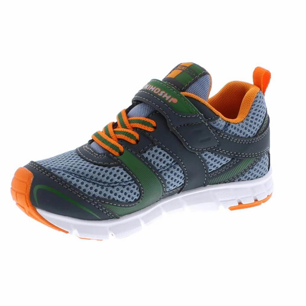 Tsukihoshi Velocity Charcoal Sea Boys Running Shoes (Machine Washable) Adrenaline Gts 23 Supportive Running Shoe