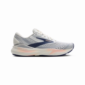 Good Running Shoes For Strikers Brooks | Women's Adrenaline GTS 24 1D Running Shoes - Grey/Blue Ribbon/Peach