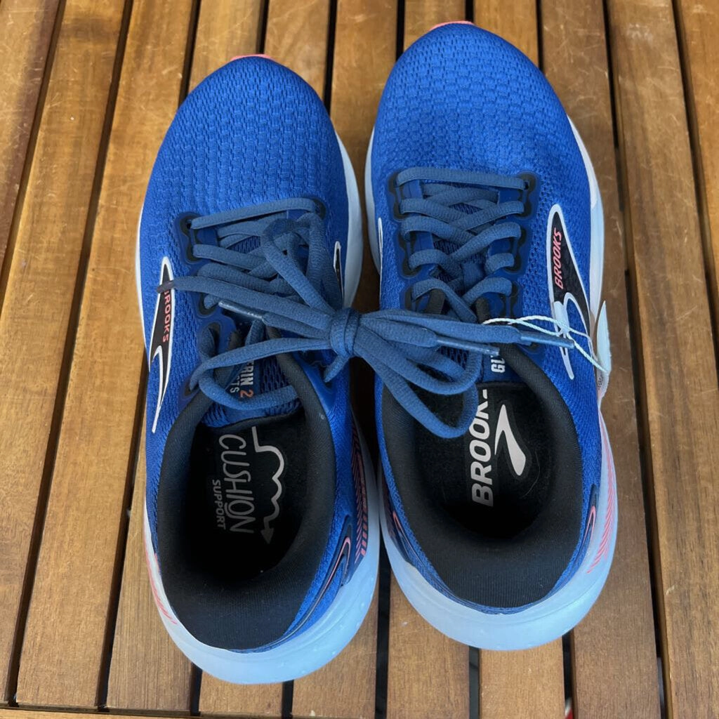 Brooks - Women's Glycerin 21 Running Shoes - MSRP $200: Blue / Black / Pink-women-W7.5 Huarache Run Shoes