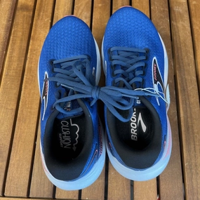 Brooks - Women's Glycerin 21 Running Shoes - MSRP $200: Blue / Black / Pink-women-W7.5 Best Shoes For Fell Running