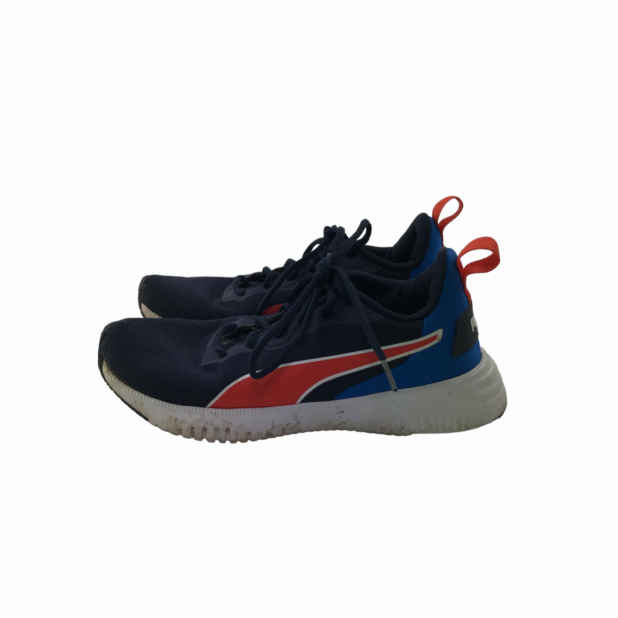 Puma Navy Red and Blue Trainers Shoe Size 4 520 V8 Running Shoe