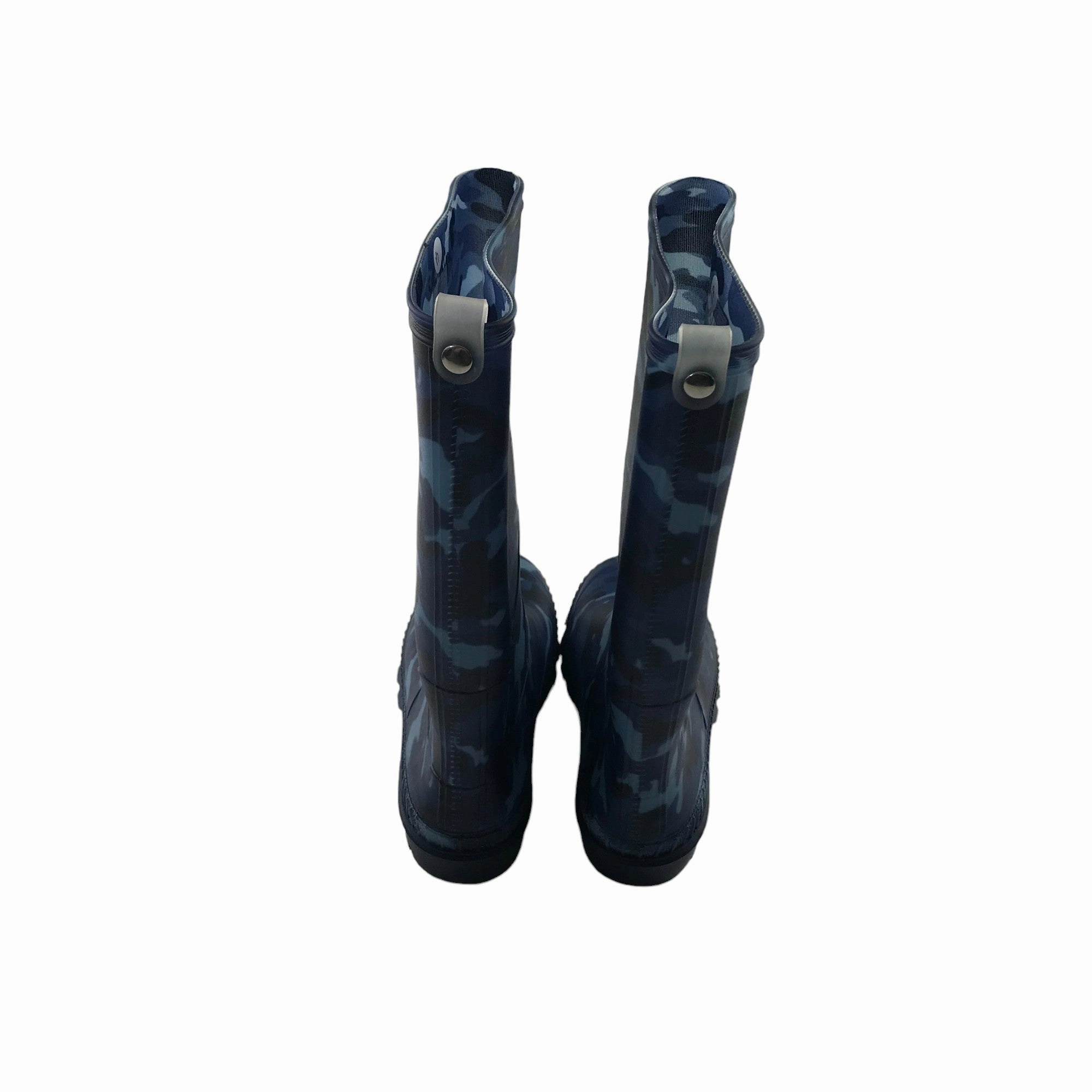 Waterproof Shoes For Rainy Season F&F wellies shoe size 13 junior navy and blue camo pattern