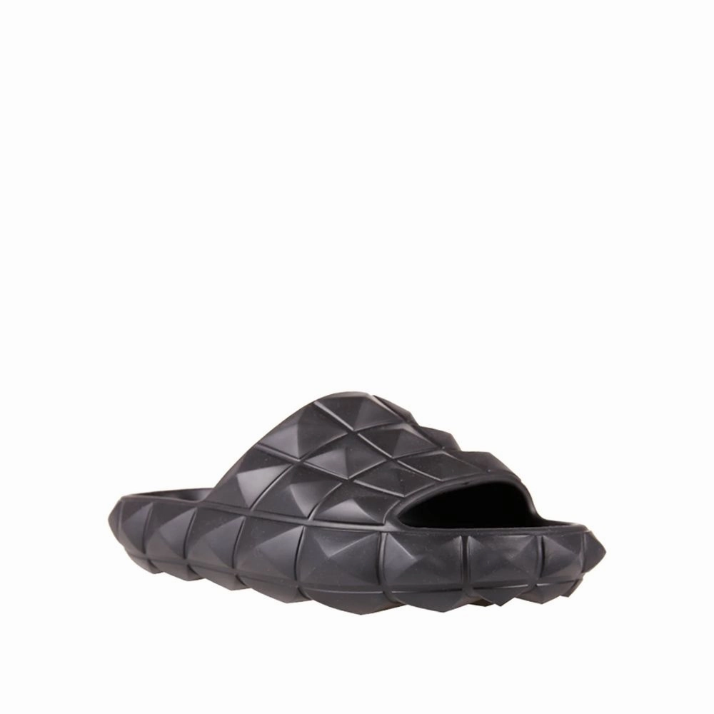 Sandals Secrets Valentino Garavani Black Rubber Slippers