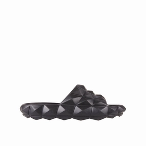 Boc Sandals Valentino Garavani Black Rubber Slippers