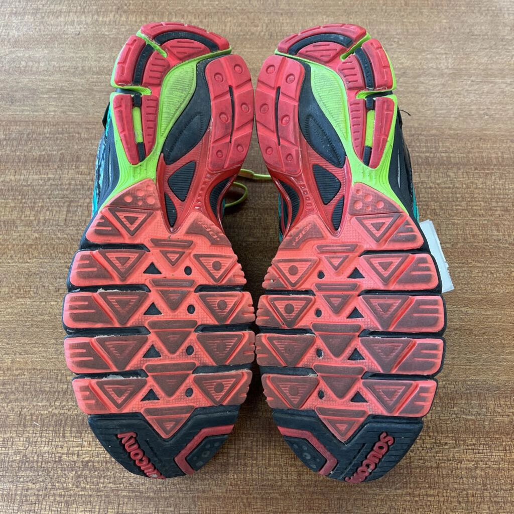 Best Running Shoes For Pronation Saucony - Women's Ride 6 Running Shoes: Neon Green/Neon Pink-women-W9