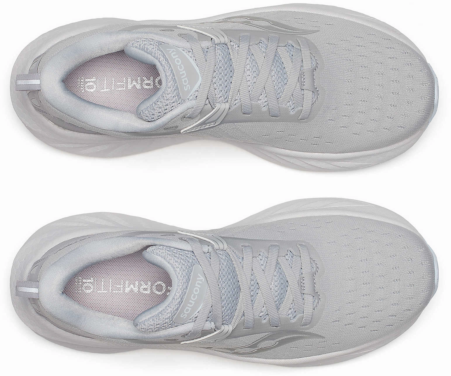 Best High Arch Running Shoe Saucony Triumph 22 Womens Running Shoes - Grey