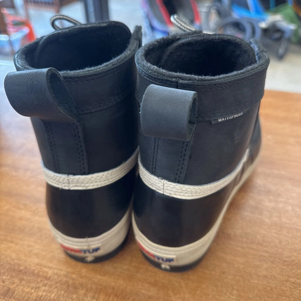 XTRATUF - Women's 6" Legacy Lace Boots: Black-women-9 Waterproof Winter Tennis Shoes