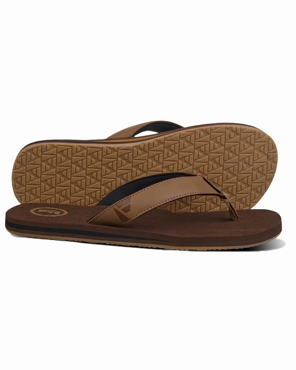 Seales Earth Flip Flops in Earth Brown Flip-flopping