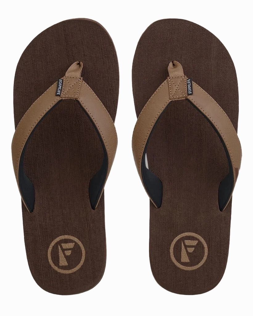 Wicker Flip Flops Seales Earth Flip Flops in Earth Brown