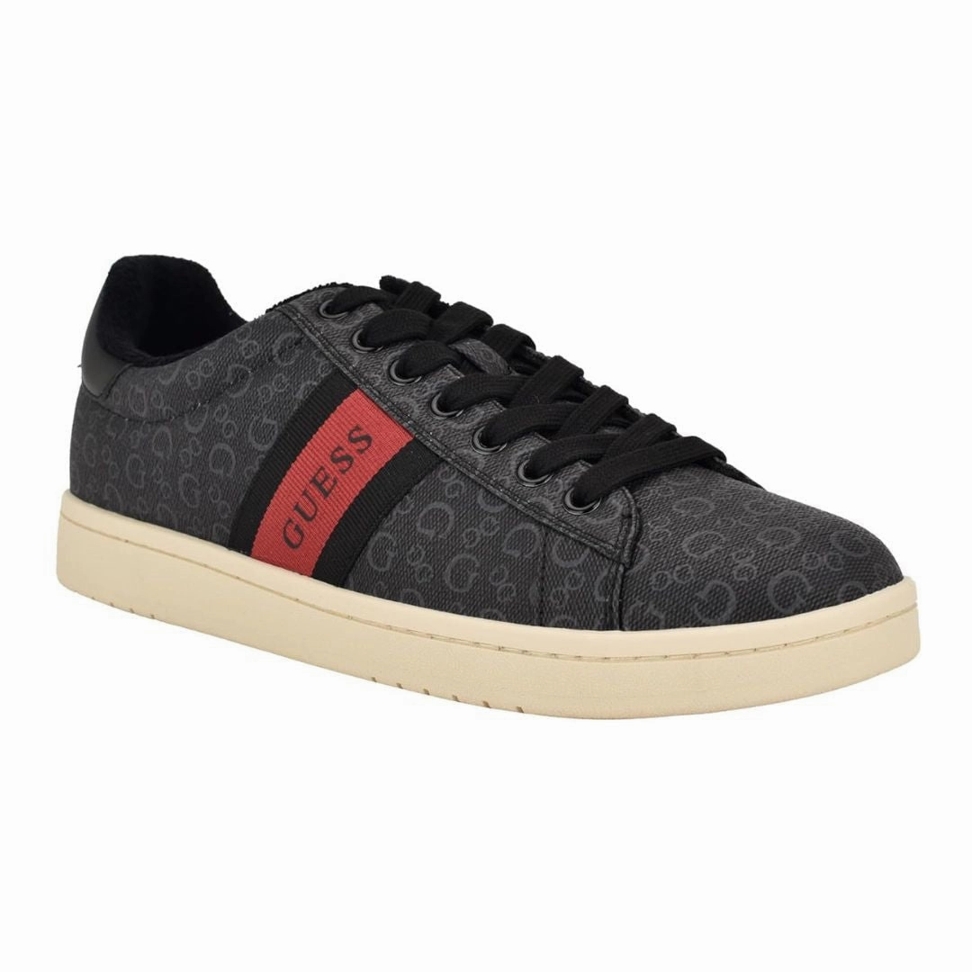 Guess Lomynz Monogram Sneakers Men - BLK Business Casual Flat Shoes
