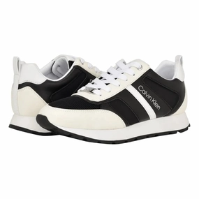 Calvin Klein Carlla Laceup Trainer Women - WHTBLK Cali Sneakers