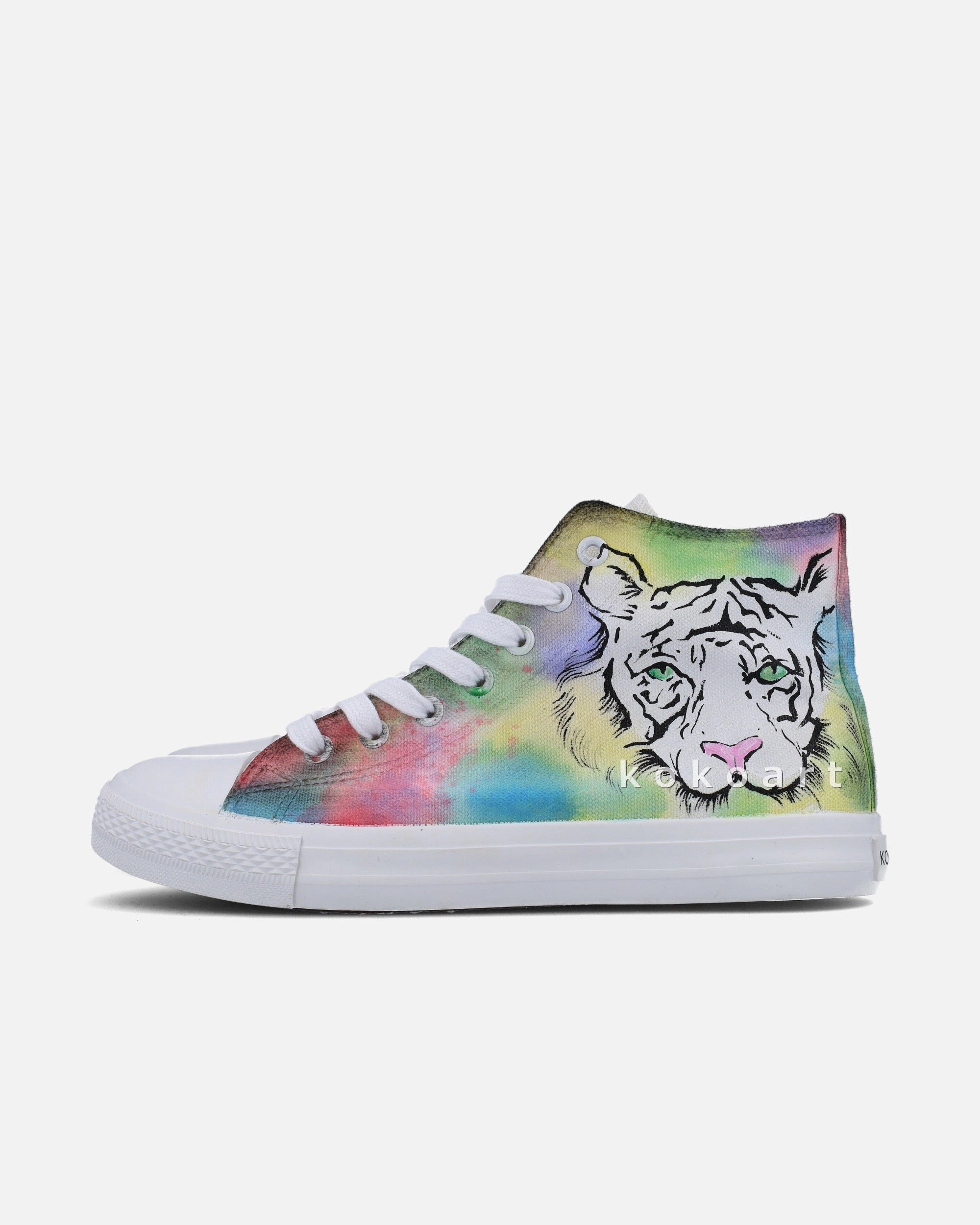 Tiger Hand Painted Shoes