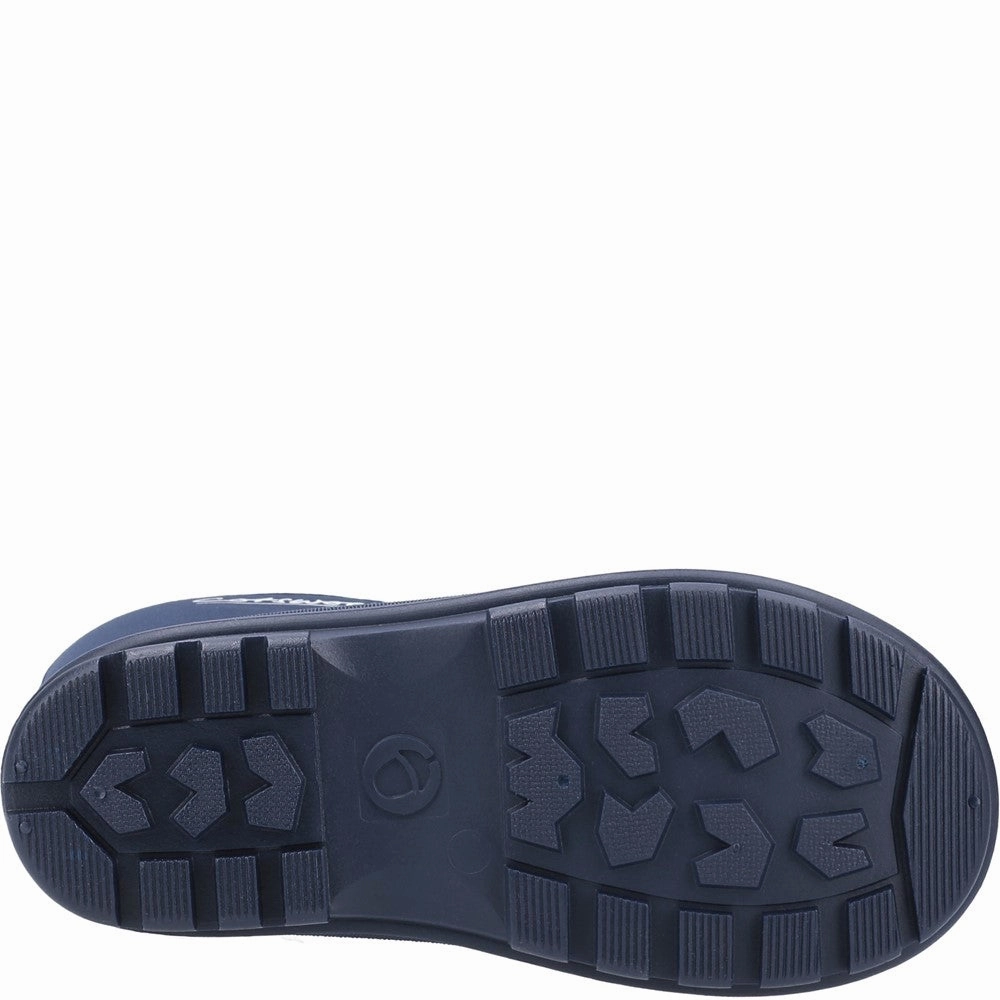 Senior Hilly Neoprene Wellingtons Boots Navy Waterproof Shoes For Healthcare Workers