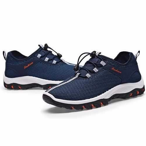 Men Shoes Mesh Outdoor Hiking Running Breathable Athletic Sneakers Trek Hiking Shoes