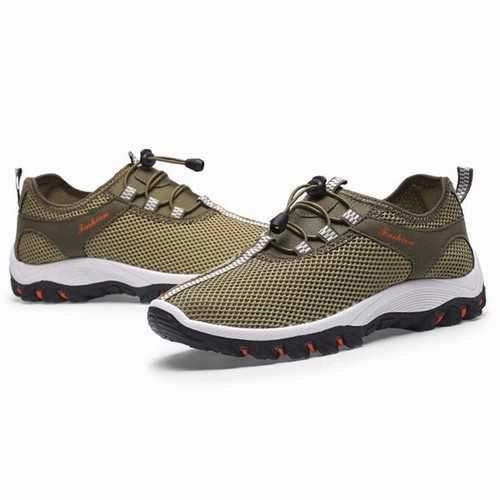 Cute Waterproof Hiking Shoes Men Shoes Mesh Outdoor Hiking Running Breathable Athletic Sneakers