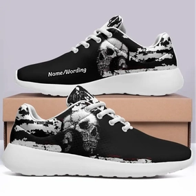 Twinkle Toes Sneakers Personalized corporate gifts, unique client gift ideas Personalized Halloween Sneakers, Custom Grim Reaper Shoes,Gothic Skull Halloween Shoes,NL-23090561
