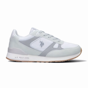 Reebok Business Casual Shoes U.S. POLO ASSN. TABRY 009M-WHTGRY