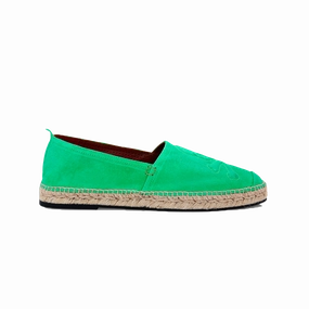 Philipp Plein Espadrillas Skull Green Fluo Men MSB0553-27 Pare Gabia Espadrilles Uk