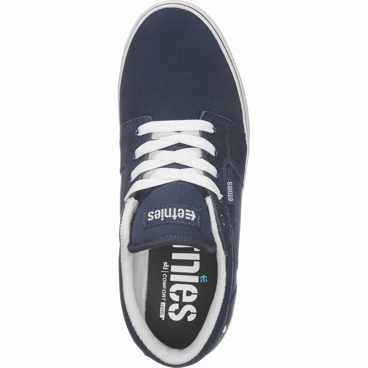 Etnies Skateboard Shoes Barge LS Navy/White/Blue Best 90s Skate