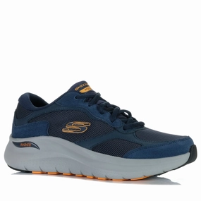 Best First Shoes For Walking Skechers Arch Fit 2.0 - The Keep 232702 Navy/Orange