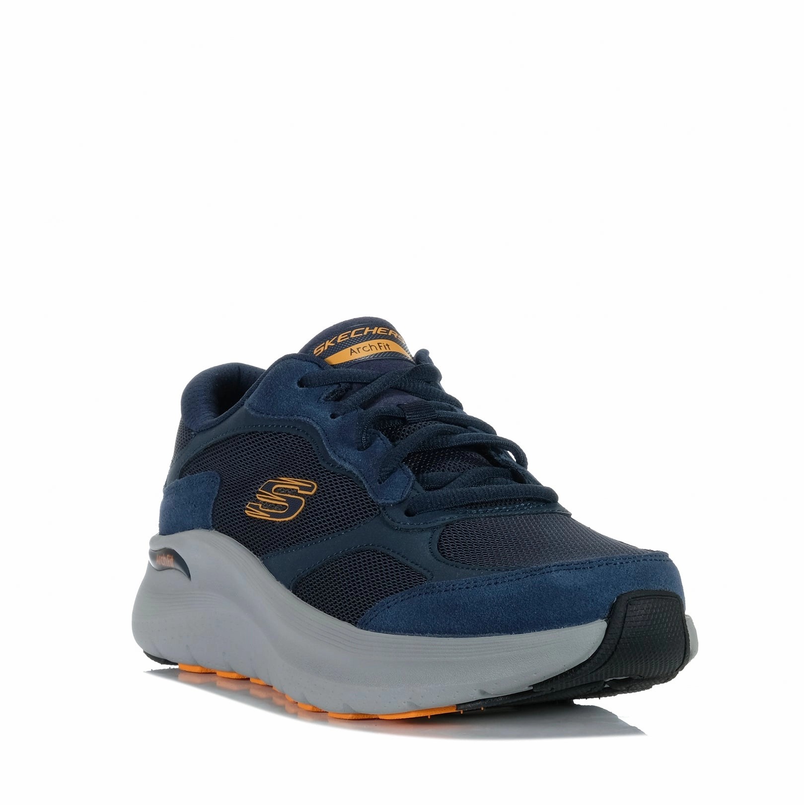 Best Comfy Walking Skechers Arch Fit 2.0 - The Keep 232702 Navy/Orange