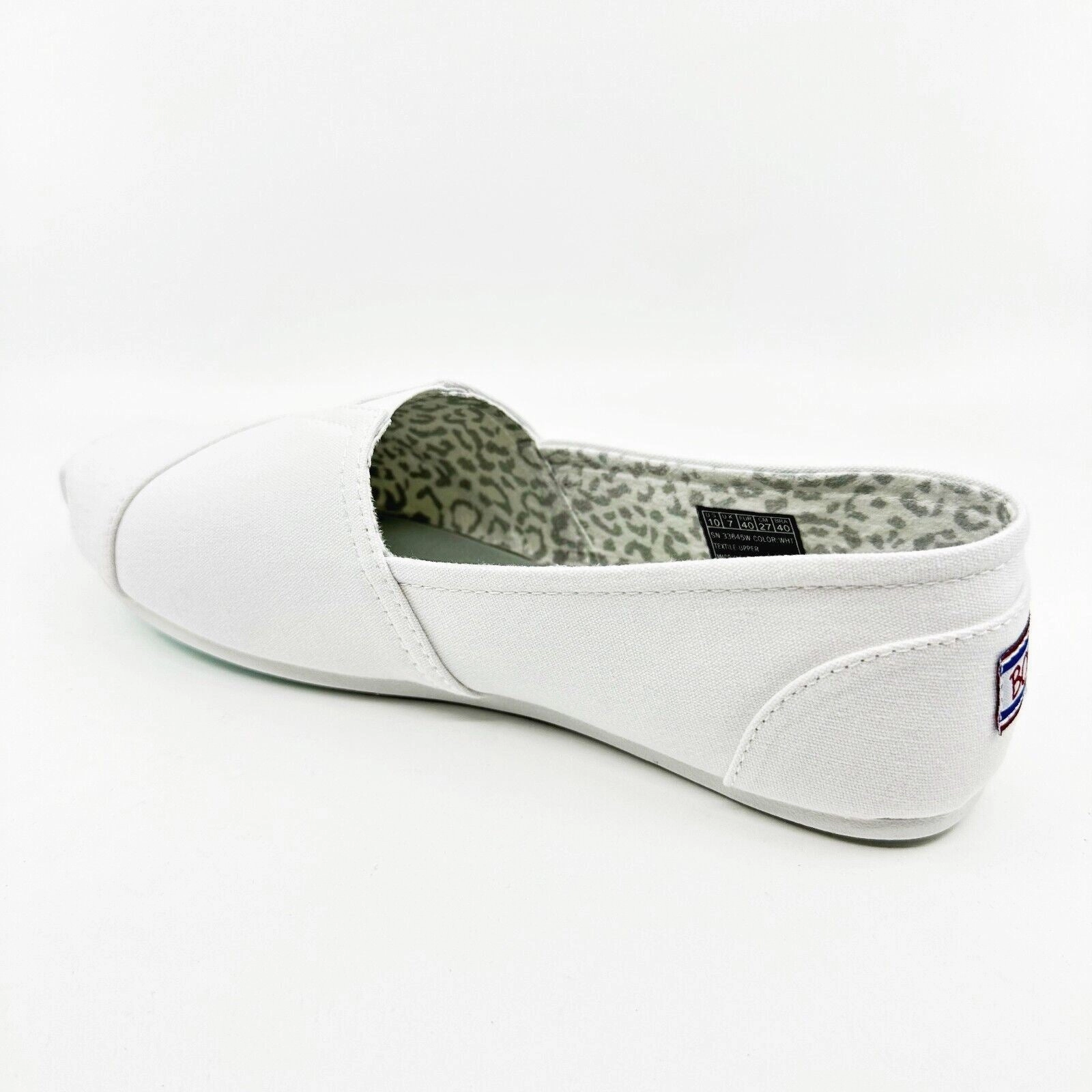 Skechers Bobs Plush Peace & Love White Womens Size 10 Wide Casual Flats Flat Open Toe Bridal Shoes