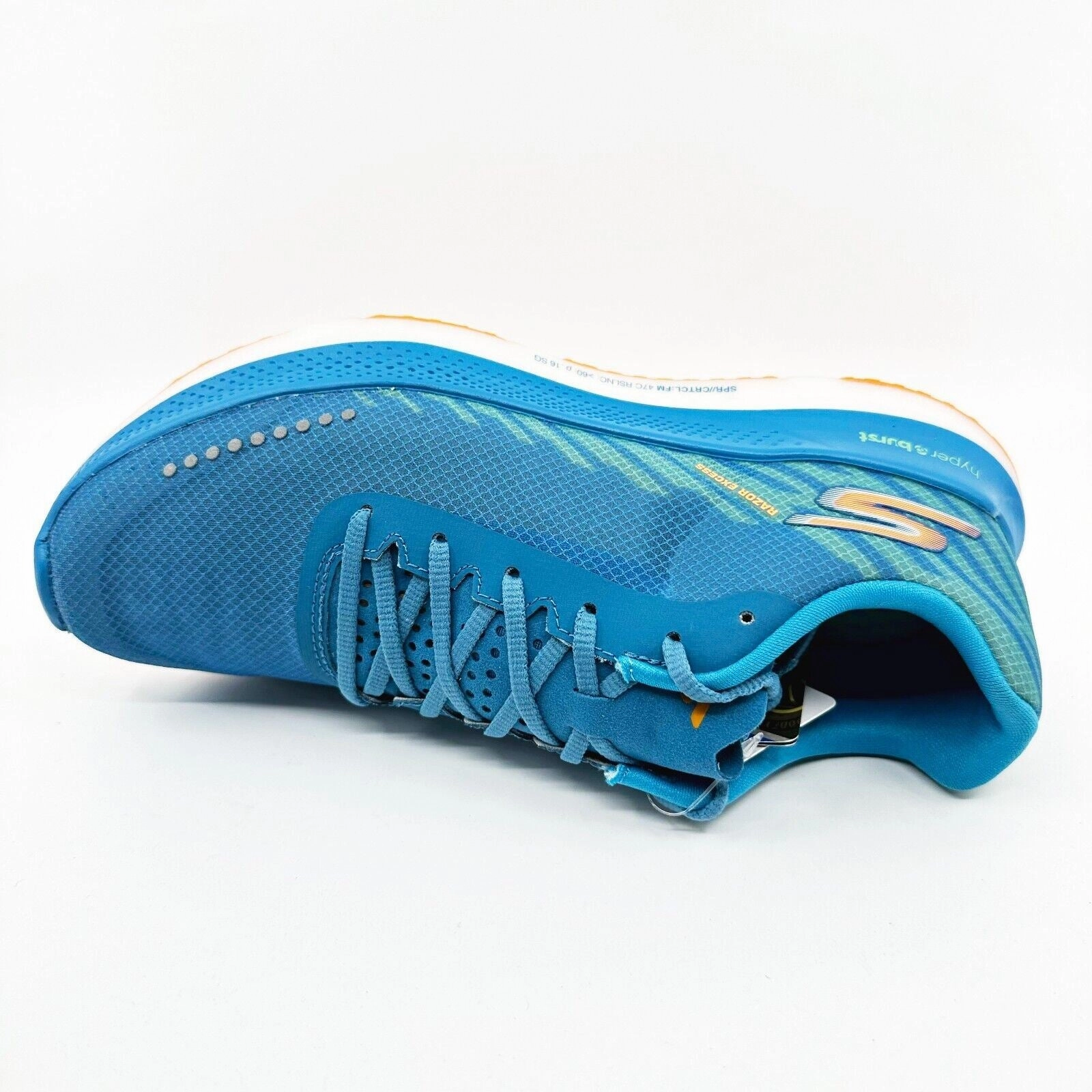 Running Shoe Insoles Arch Support Skechers Go Run Razor Excess Blue Orange Womens Athletic Running Shoes