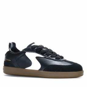 Skechers Hotshot - Junior Varsity Black/White 418005L Gear Sneakers 80s