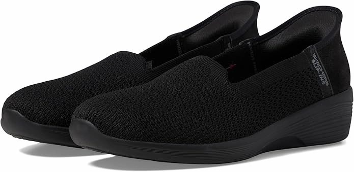 Cycling Shoes For Wide Flat Feet Skechers Women's Arya-Sweet Voice Hands Free Slip-ins Loafer Flat