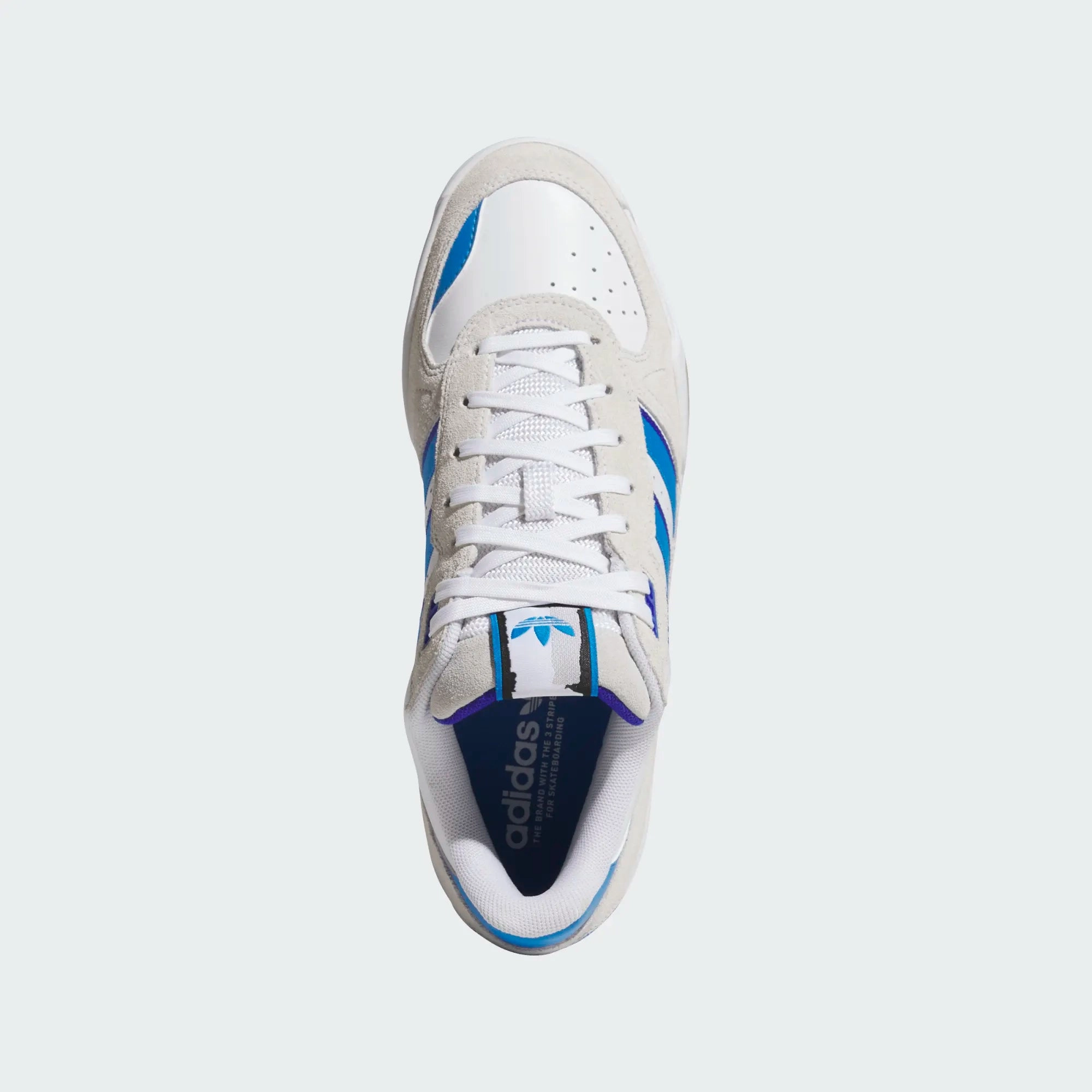 Adidas Skateboarding - Tekkira Cup Shoes - Footwear White / Brilliant Blue / Lucid Blue Cheap Adidas Running Shoes