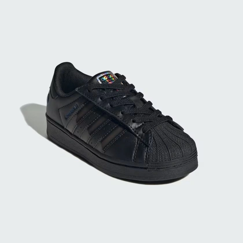 Adidas Barefoot Shoe Pre School Adidas Superstar LED Lights Shoes - Black