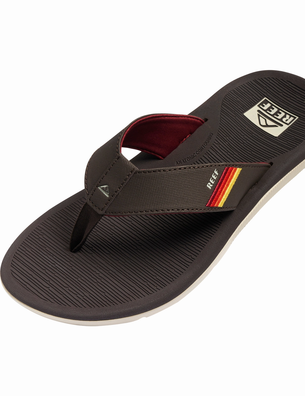 Reef Santa Ana Sandals in Vintage Brown Sunset Flip Flop With Bow