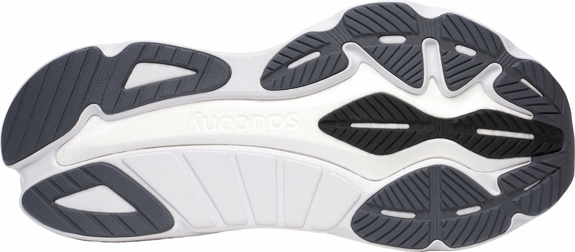 Running Shoe Lace Lock Saucony Hurricane 24 WIDE FIT Womens Running Shoes - Black