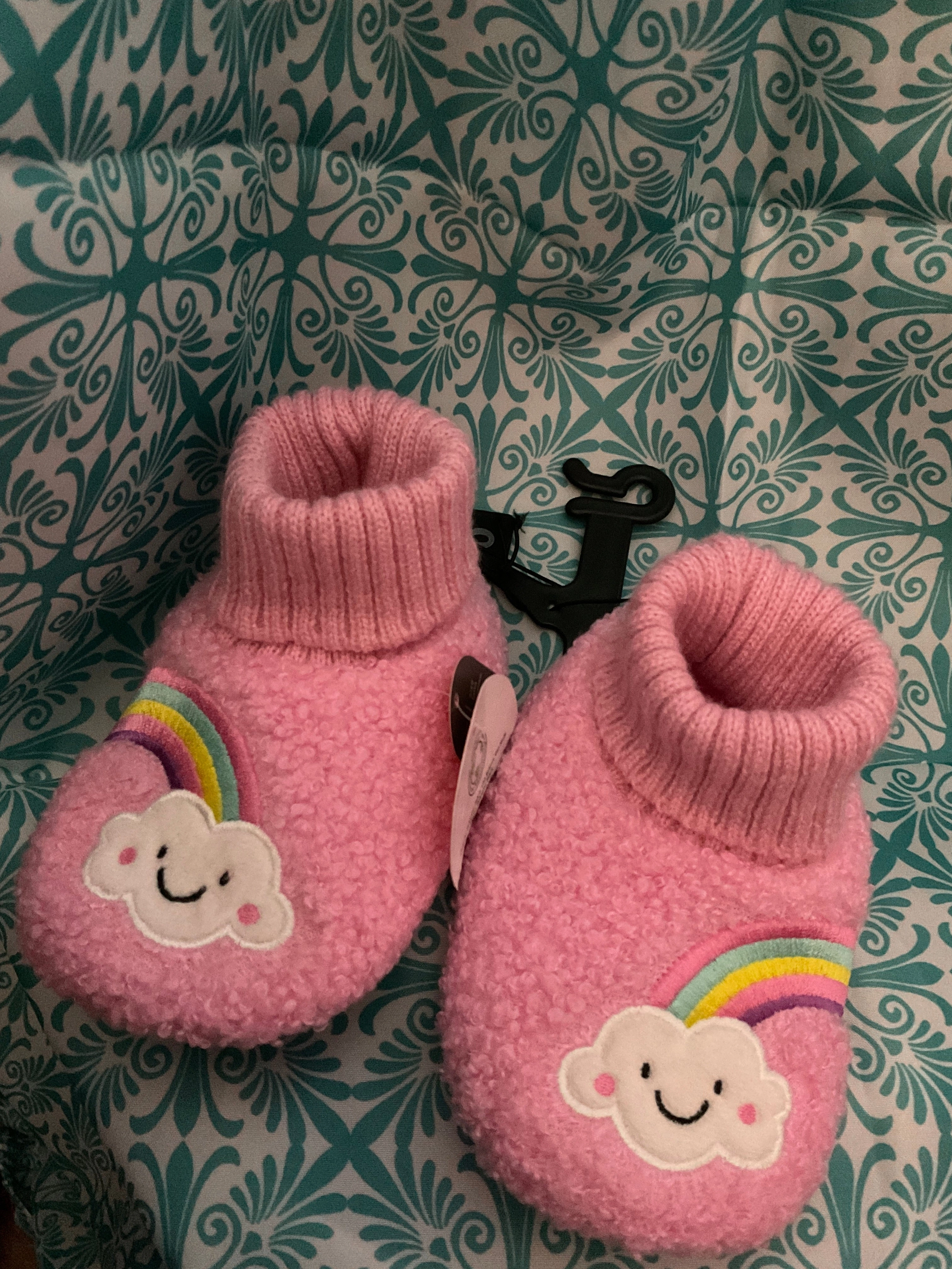 Pink slippers rainbow New - Shoes:            6 (Toddler) Slippers Wicked Witch