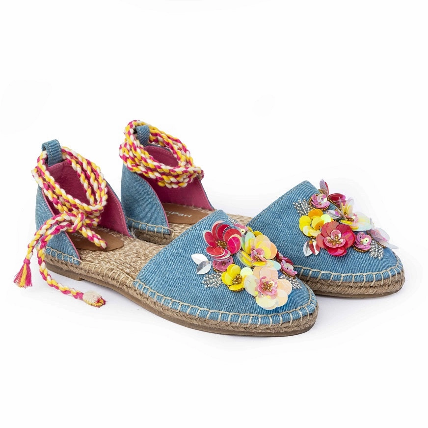 Carnation Tie-up Espadrilles Espadrilles Soles