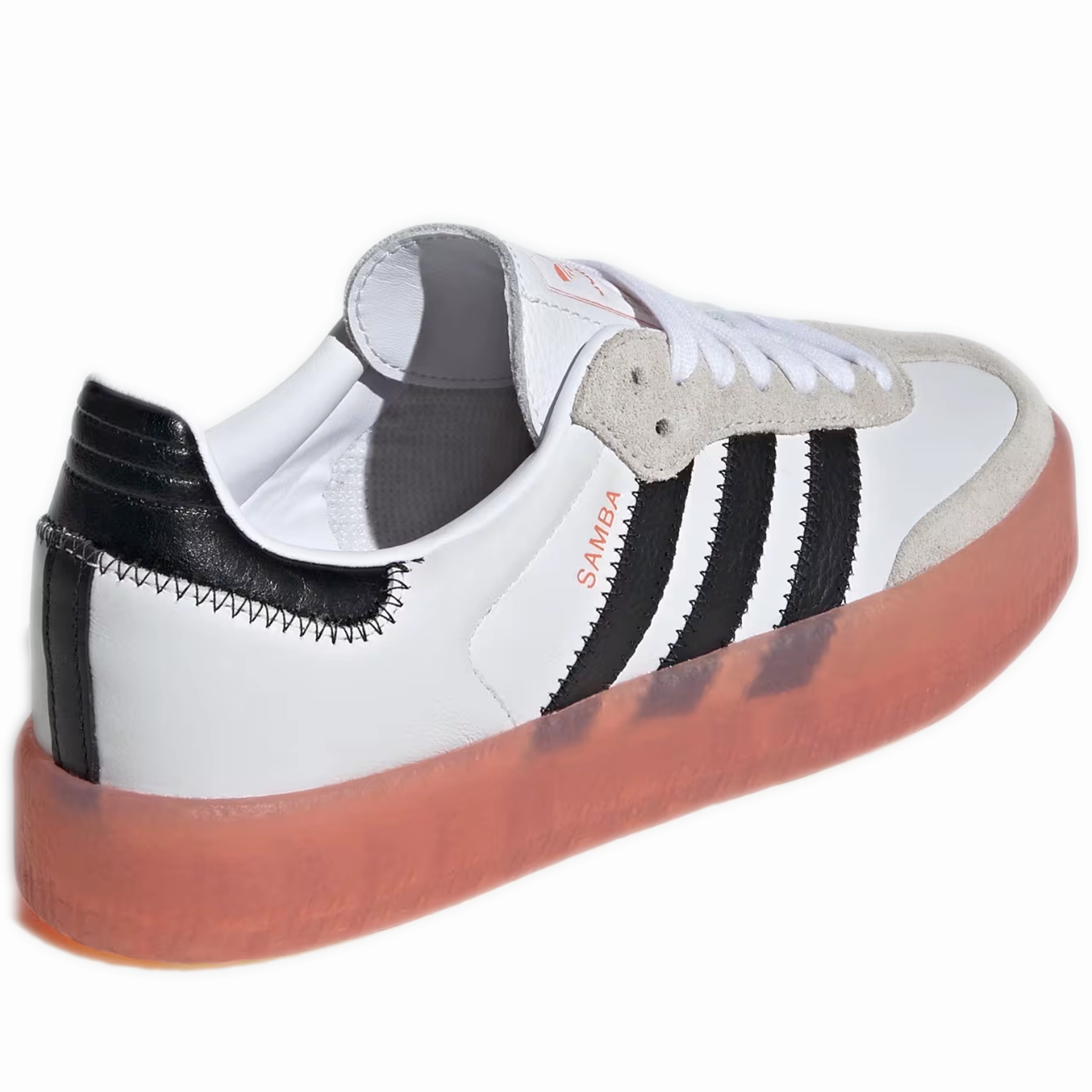 Women's Adidas Sambae Shoes - Cloud White/Core Black/Semi Coral Adidas Originals Superstar Shoe