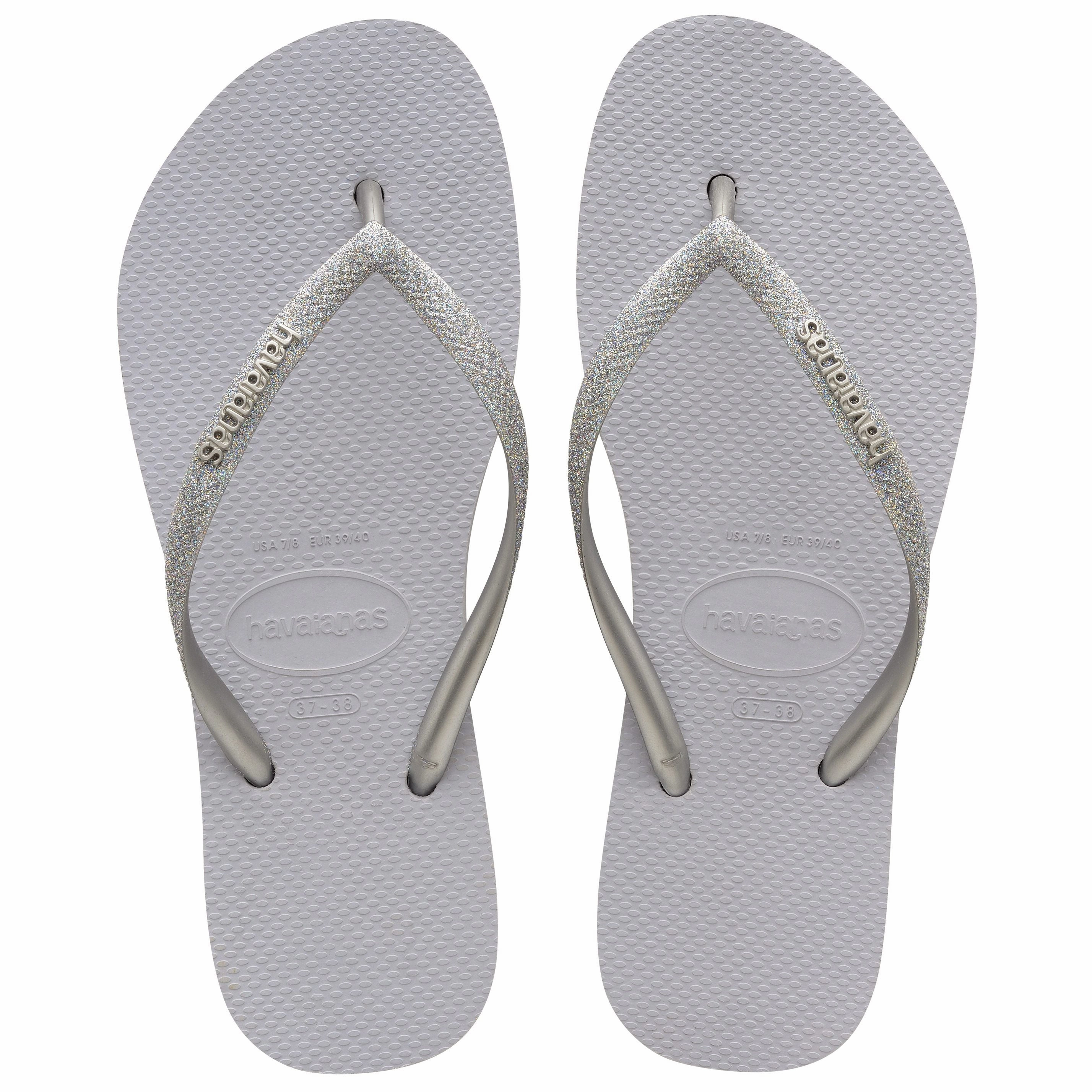 HAVAIANAS SLIM FLATFORM GLITTER Flexus Flip Flops