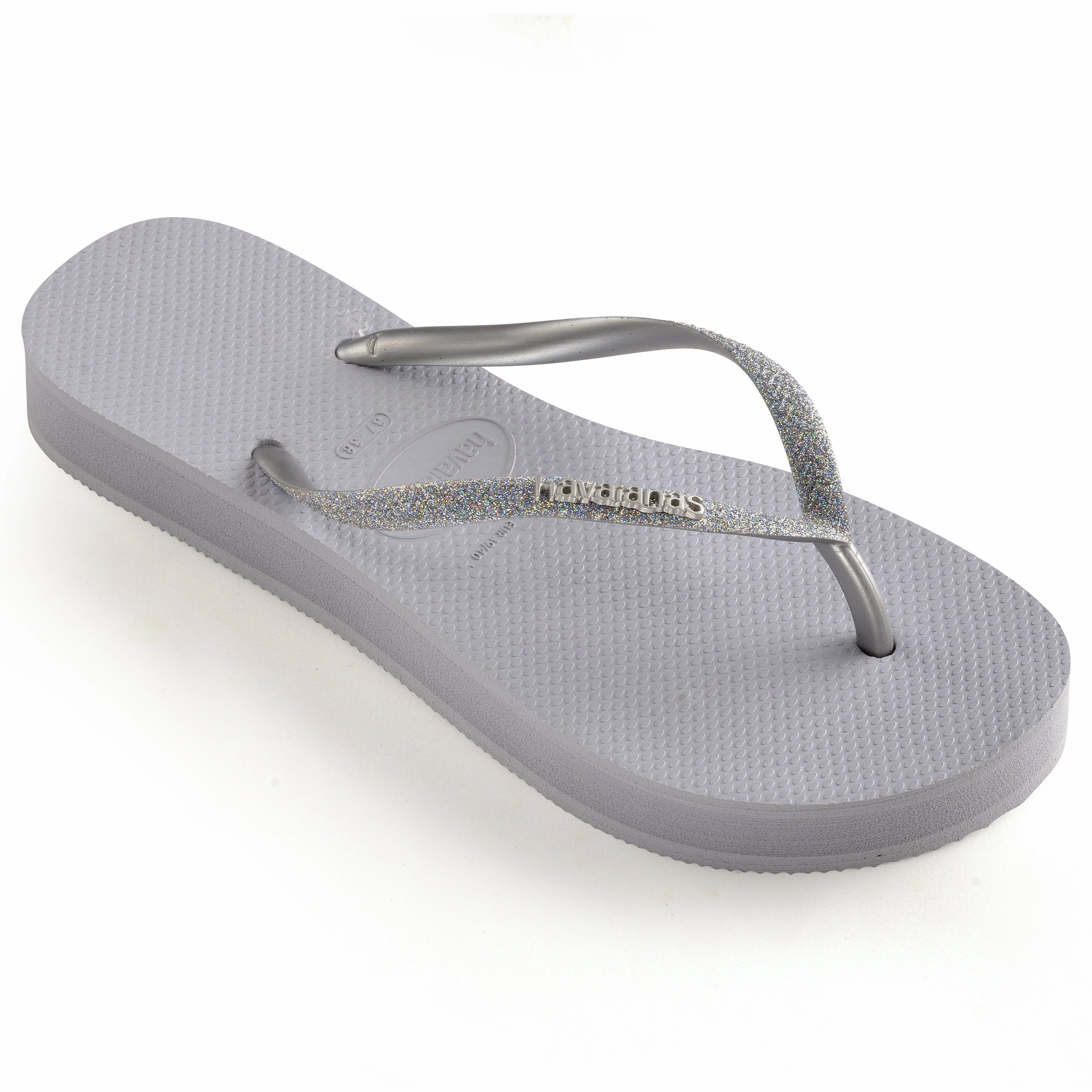 HAVAIANAS SLIM FLATFORM GLITTER Most Comfortable Flip Flops For Plantar Fasciitis