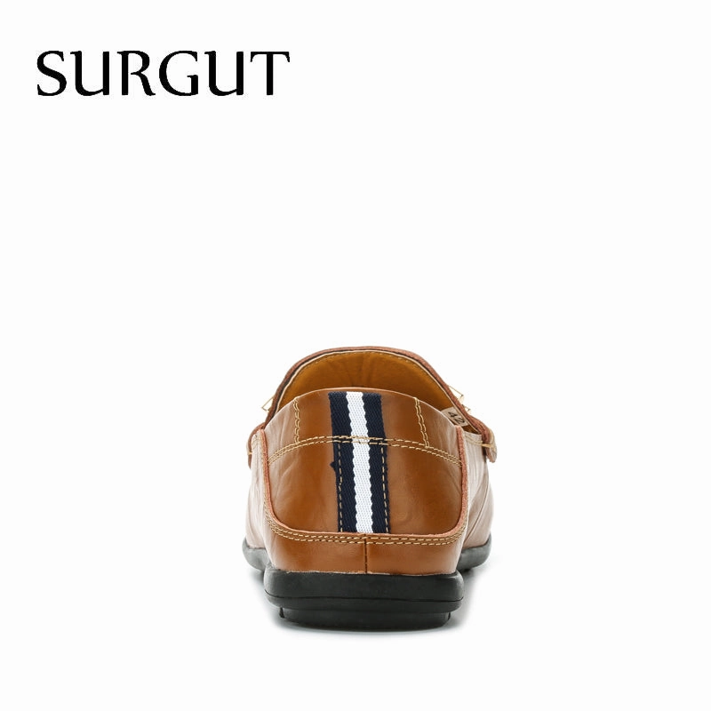 Size 8 Flat Shoes Soft Loafers For Men Casual Shoes Summer Breathable Luxury Brand Pu Flat Shoes Big Size 37-47