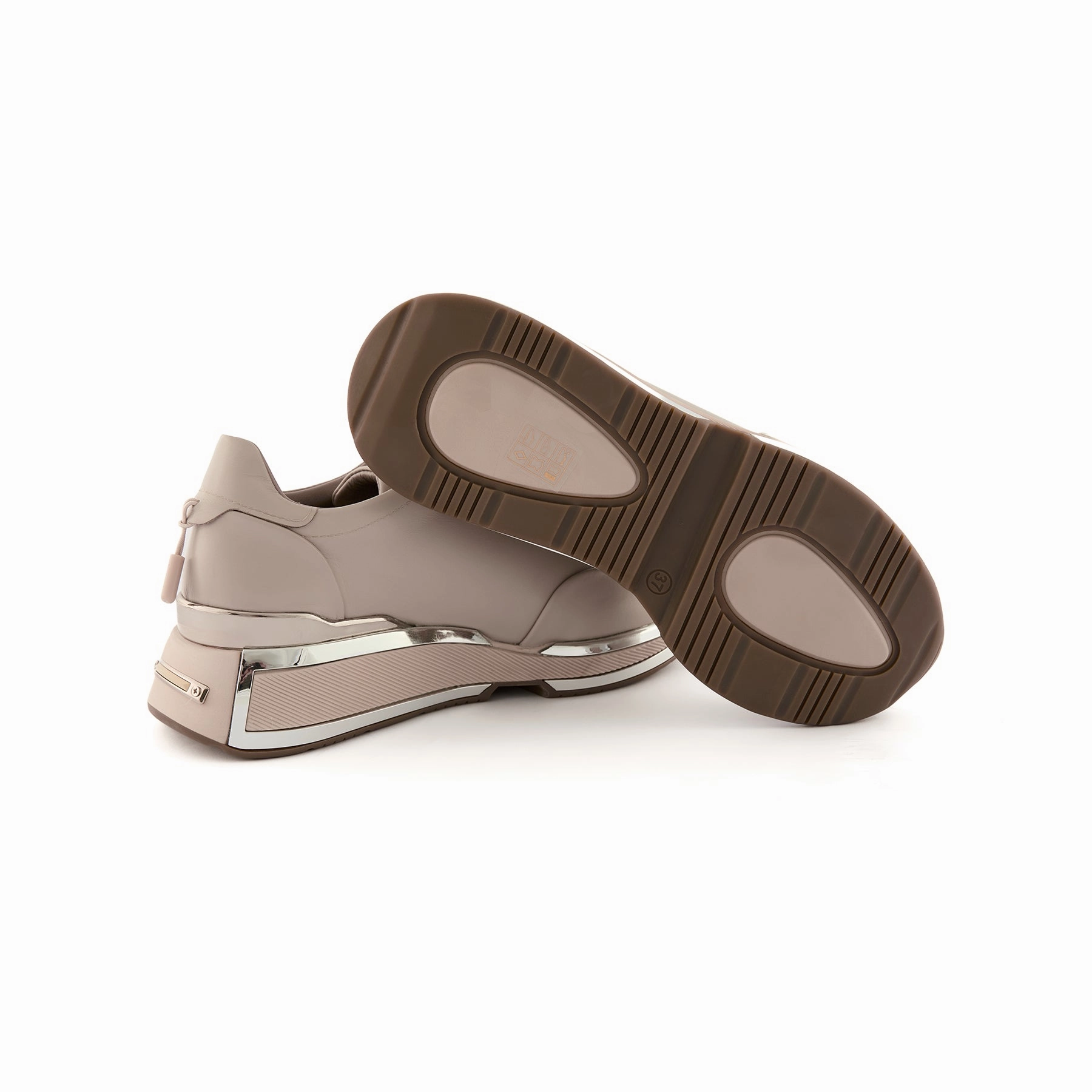 Women's Mink Handmade Calf Leather Sneakers W5037 Politics Sneakers