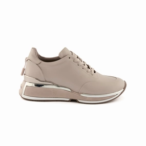 Women's Mink Handmade Calf Leather Sneakers W5037 Best Glue Sneakers